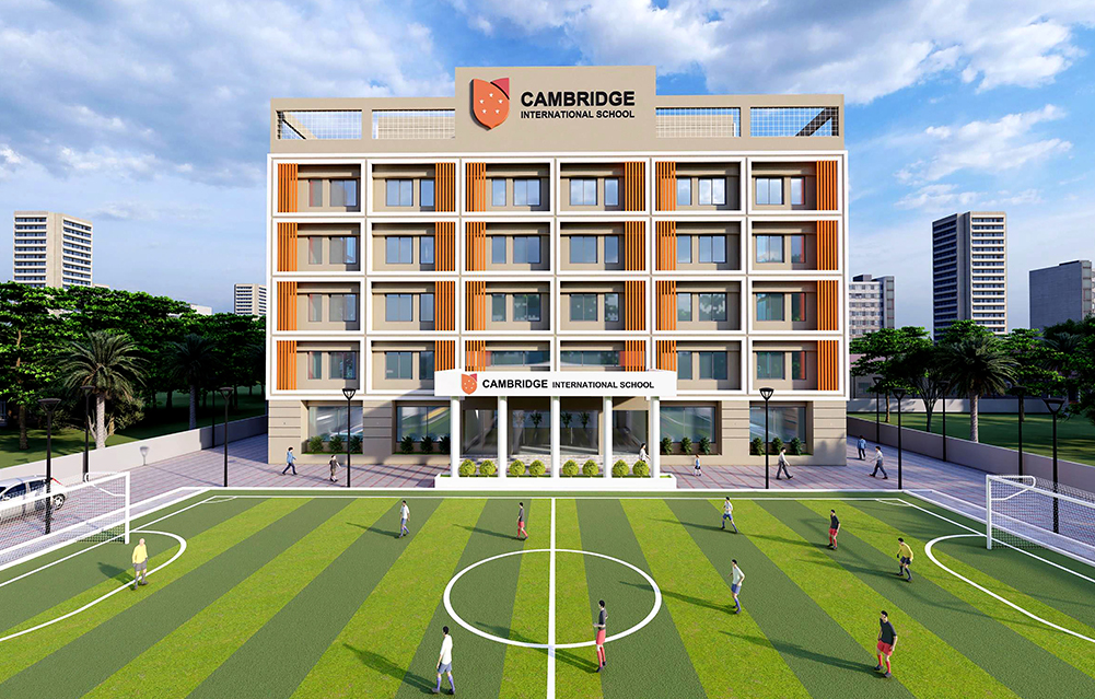 Students at Cambridge International School